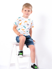 Футболка Носи своє модель 6021-002-2-dinozavr-na-blomu Фото