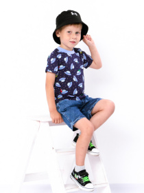 Футболка Носи своє модель 6021-002-2-kosmos-temno-sinj Фото