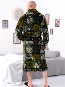 Халат Носи своє модель 8619-035-temno-zelenij-nadpisi Фото