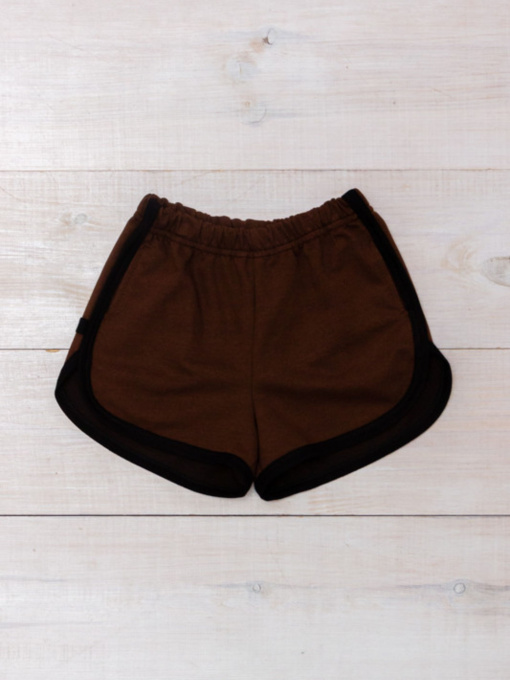 Шорты Носи своє модель 6242-057-temno-korichnevij-chornij Фото