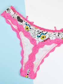 Труси ISSA Plus модель BL2-760_whitepink Фото