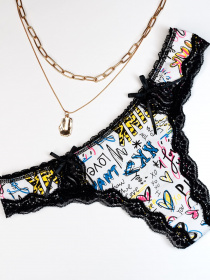 Трусы ISSA Plus модель BL2-760_whiteblack Фото