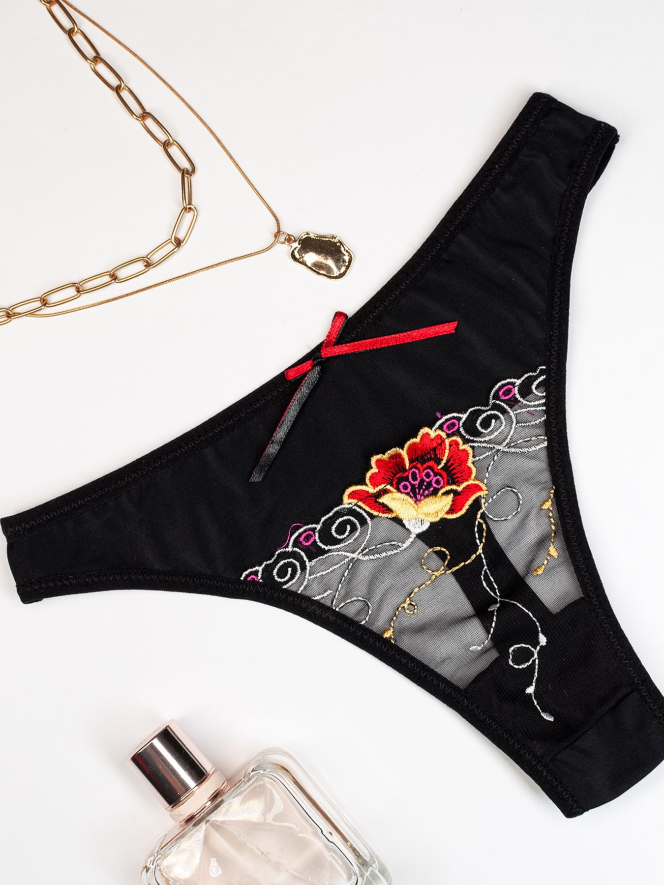 Труси ISSA Plus модель BL2-799_blackred Фото