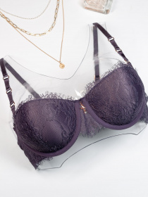 Бюстгальтер ISSA Plus модель BL2-807_сиреневый Бюстгальтер ISSA Plus модель BL2-807_сиреневый Фото