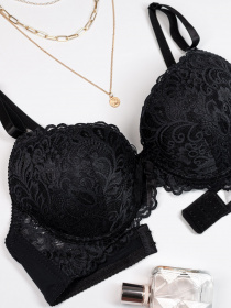 Бюстгальтер ISSA Plus модель BL2-808_black Фото