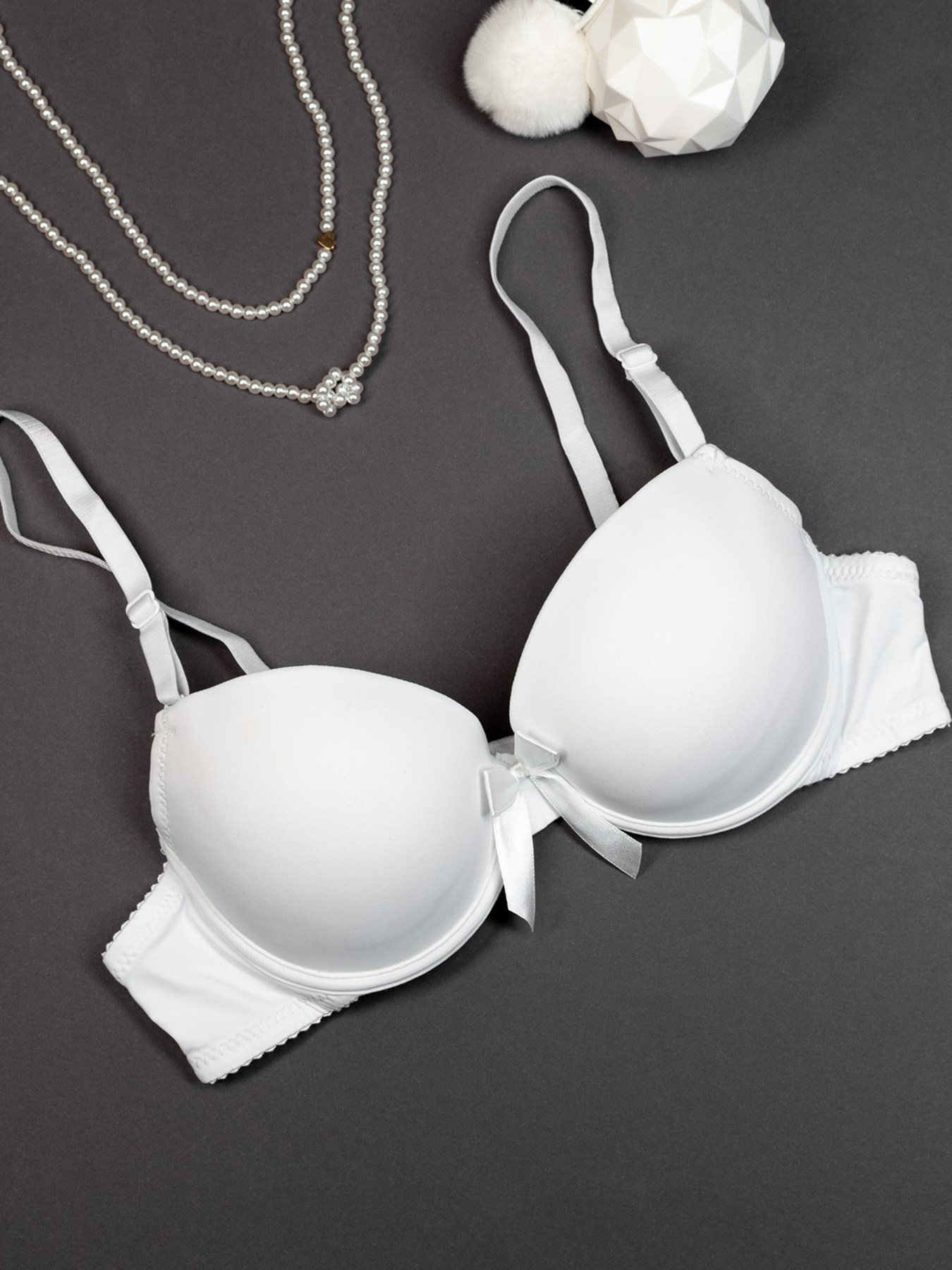 Бюстгальтер ISSA Plus модель BL2-814_white Бюстгальтер ISSA Plus модель BL2-814_white Фото