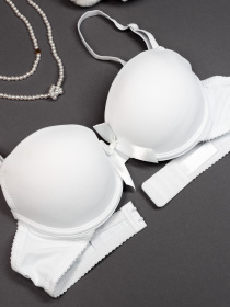 Бюстгальтер ISSA Plus модель BL2-814_white Бюстгальтер ISSA Plus модель BL2-814_white Фото