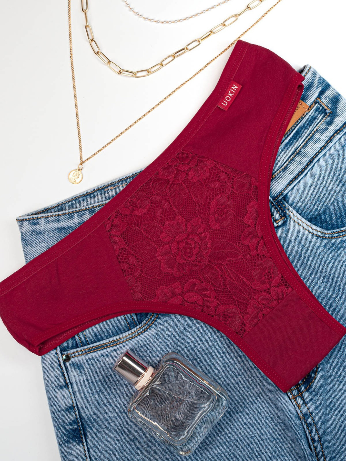 Трусы ISSA Plus модель BL2-817_burgundy Фото