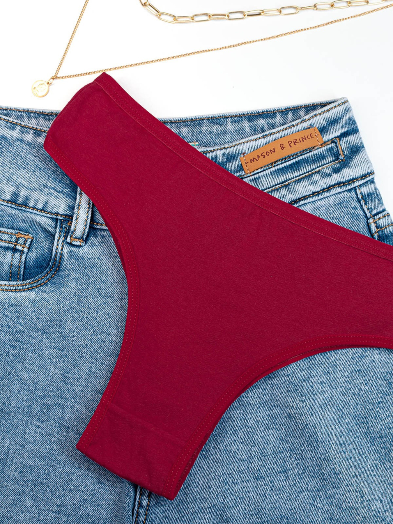 Труси ISSA Plus модель BL2-817_burgundy Фото