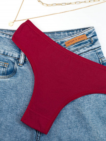 Труси ISSA Plus модель BL2-817_burgundy Фото