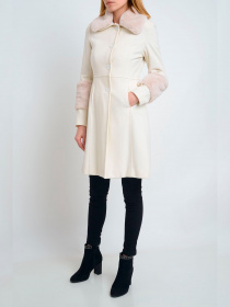 Пальто Mangano модель 0017MNG00436WHITE Фото