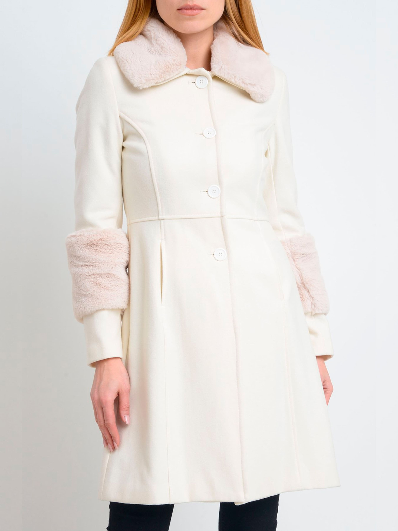 Пальто Mangano модель 0017MNG00436WHITE Фото