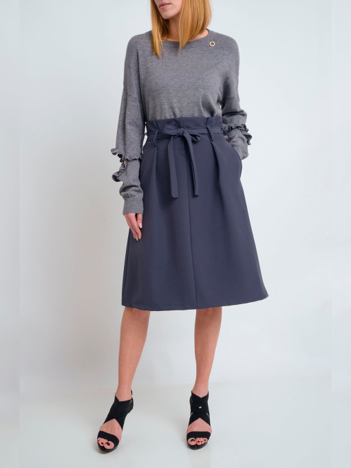 Юбка миди Mangano модель 0017MNG00377GRIGIO Фото