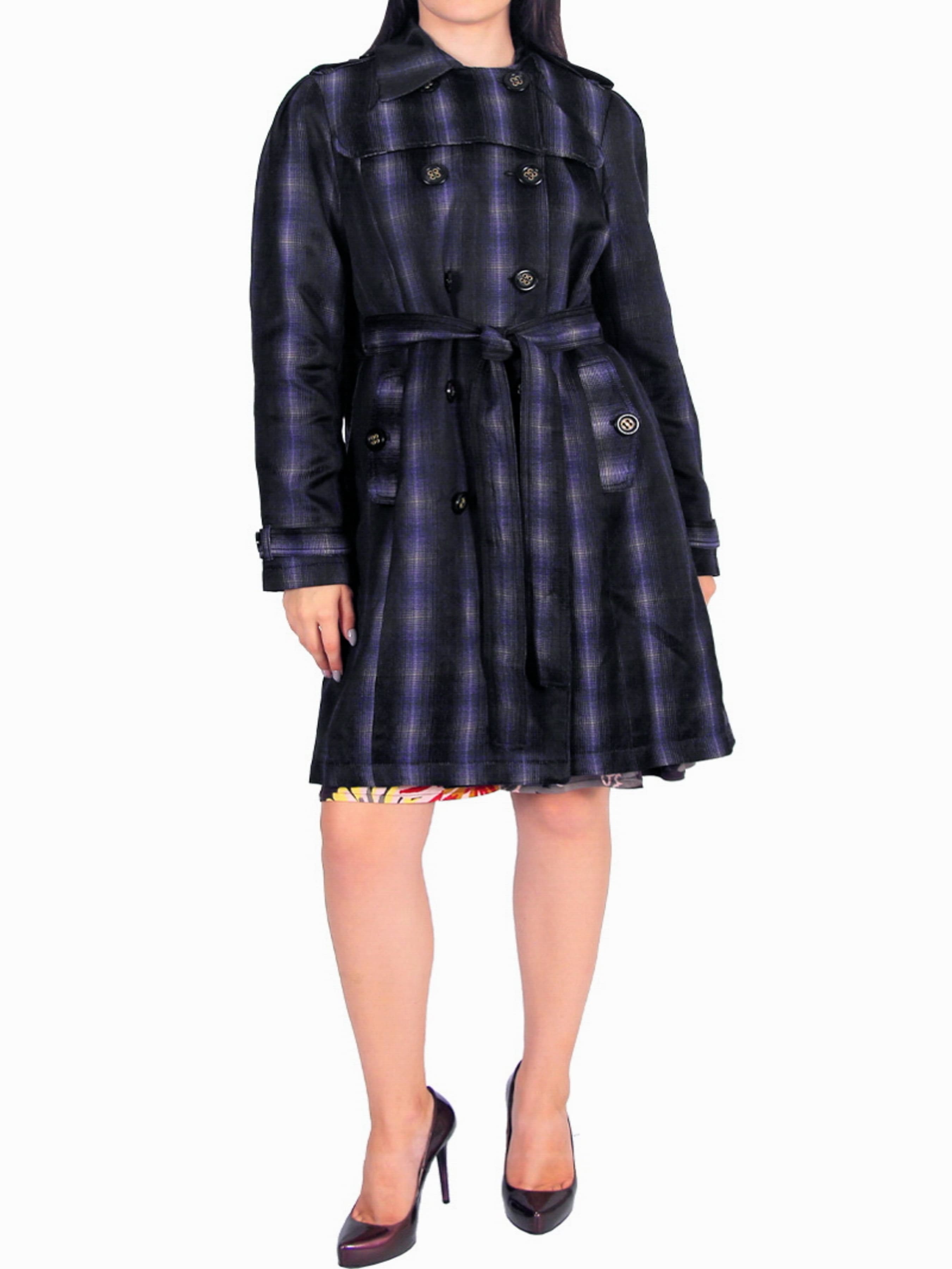 Бавовняний Жіночий Тренч GF Ferre  (UF692549582628) колір фіолетовий