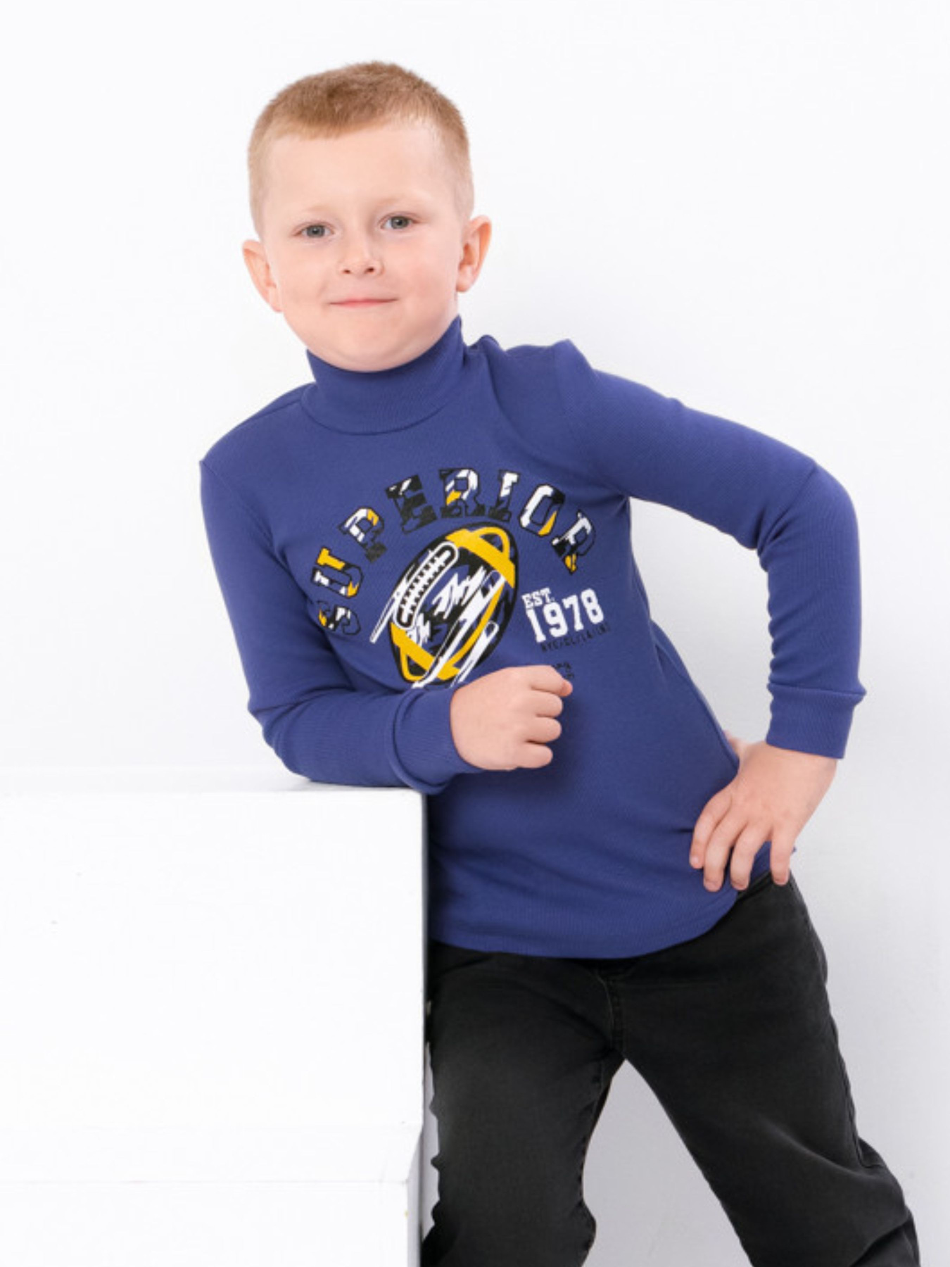 Водолазка Носи своє модель 6068-019-33-2-stalevij-sinj-superior Фото