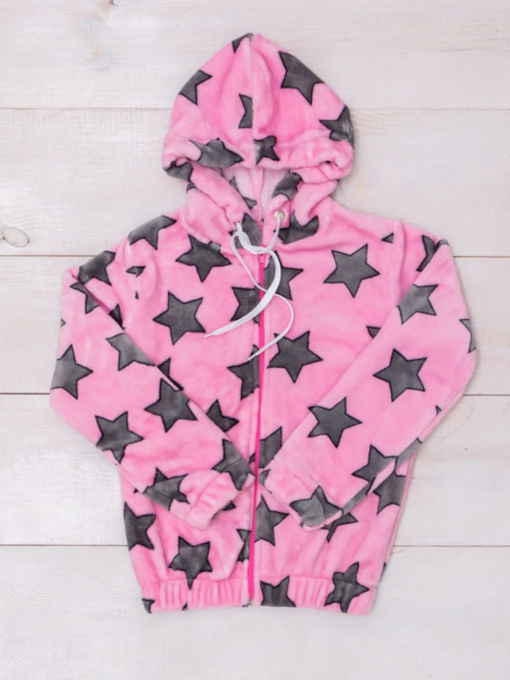 Флисовая кофта Носи своє модель 6071-035-5-zrki-na-rozhevomu Фото