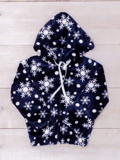 Кофта Носи своє модель 6071-035-5-snzhinki-chornilxno-sinj Фото