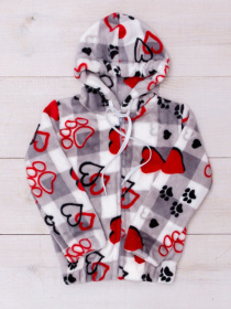 Флісова кофта Носи своє модель 6071-035-5-serdechka-chervonij Фото