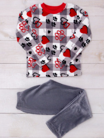 Пижама Носи своє модель 6079-035-2-serdechka-chervonij Фото