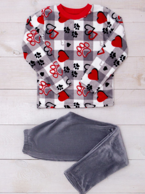 Піжама Носи своє модель 6079-035-2-serdechka-chervonij Фото