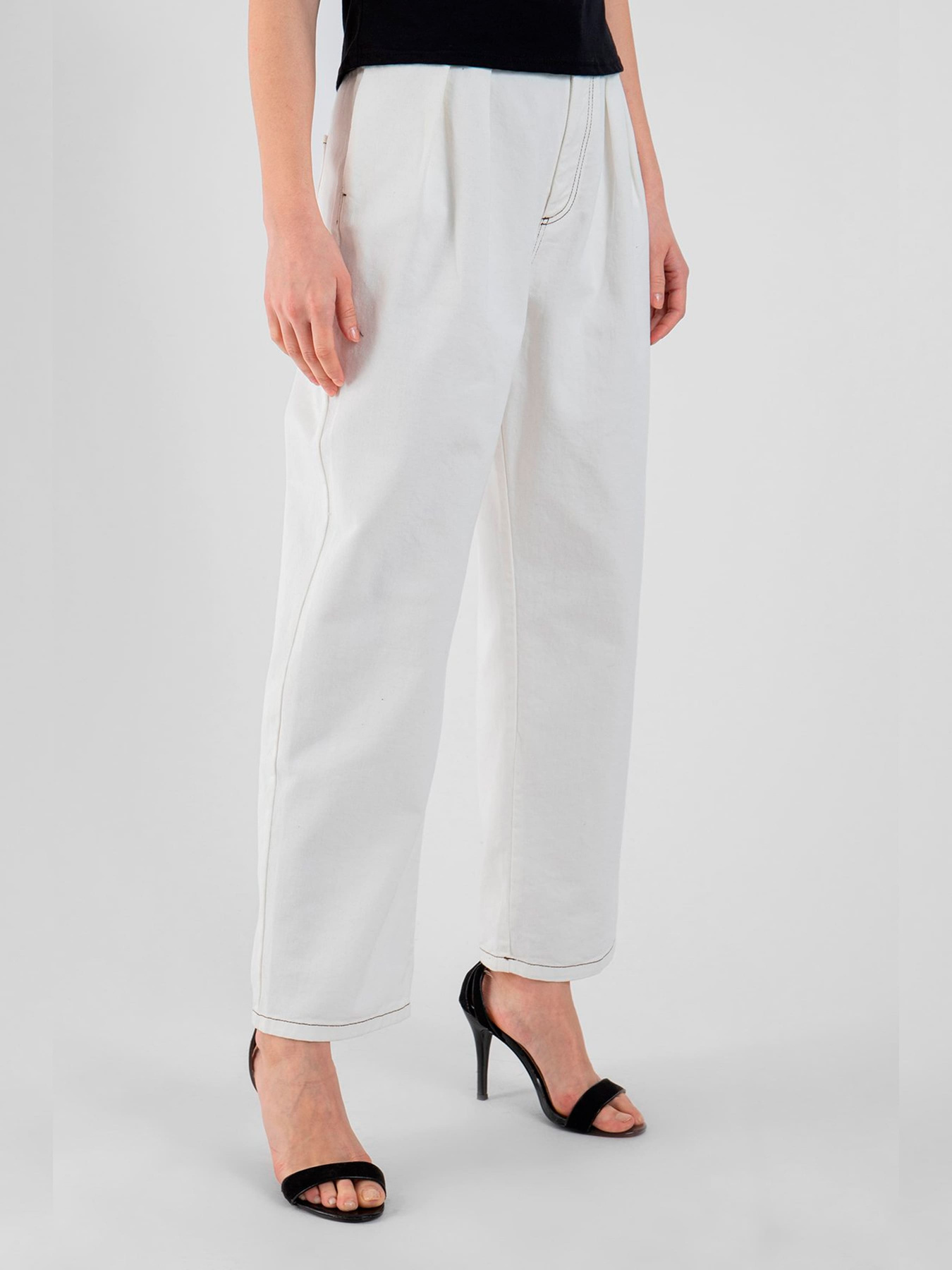 Широкие джинсы Beatrice.b модель 20FE1319WHITE_1 Фото