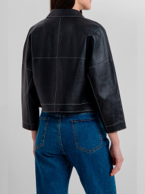 Шкіряна куртка Beatrice.b модель 20FE3703BOX_99 Фото