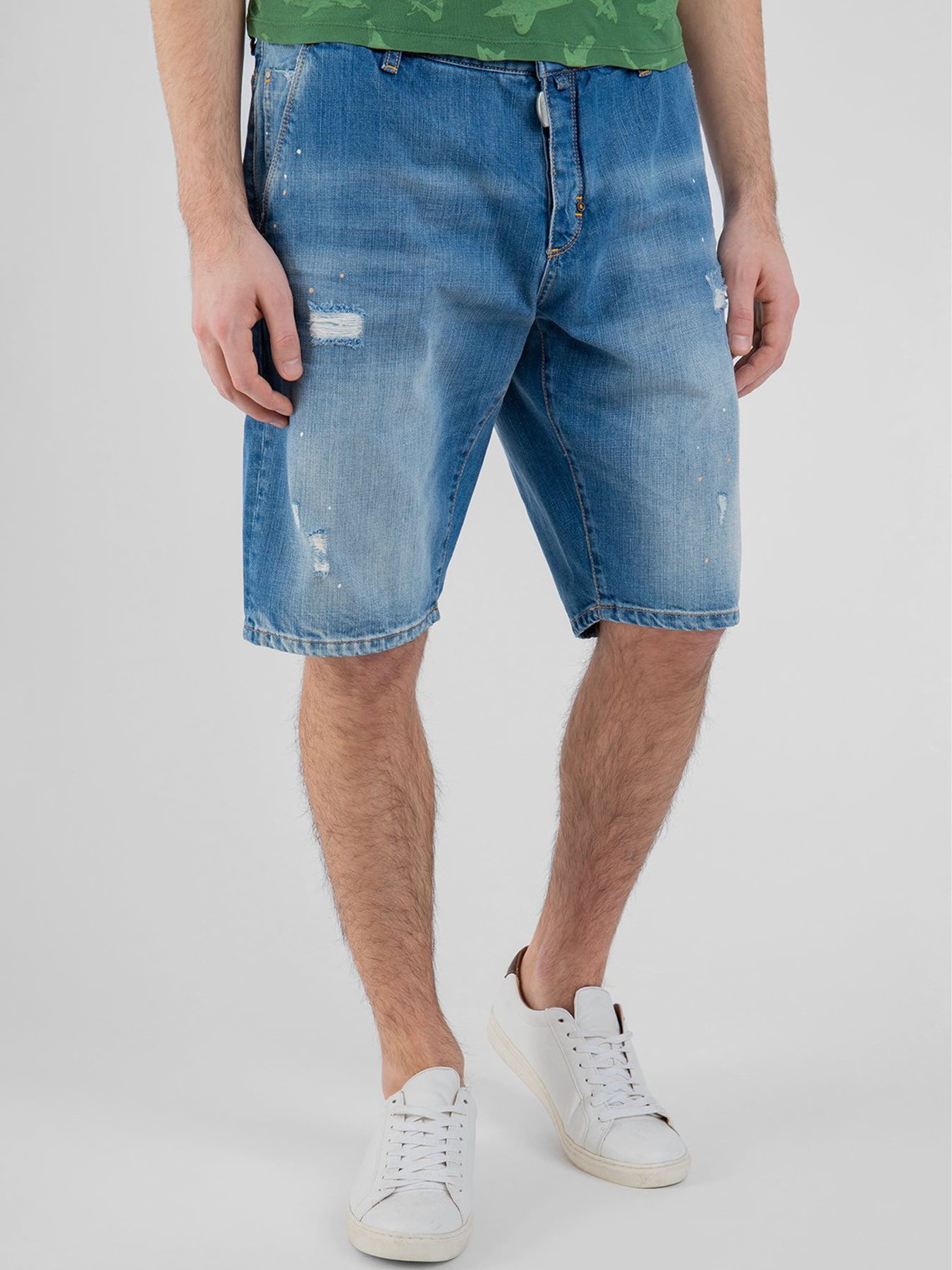 Джинсовые шорты Antony Morato модель DS00015FA700042916 Фото