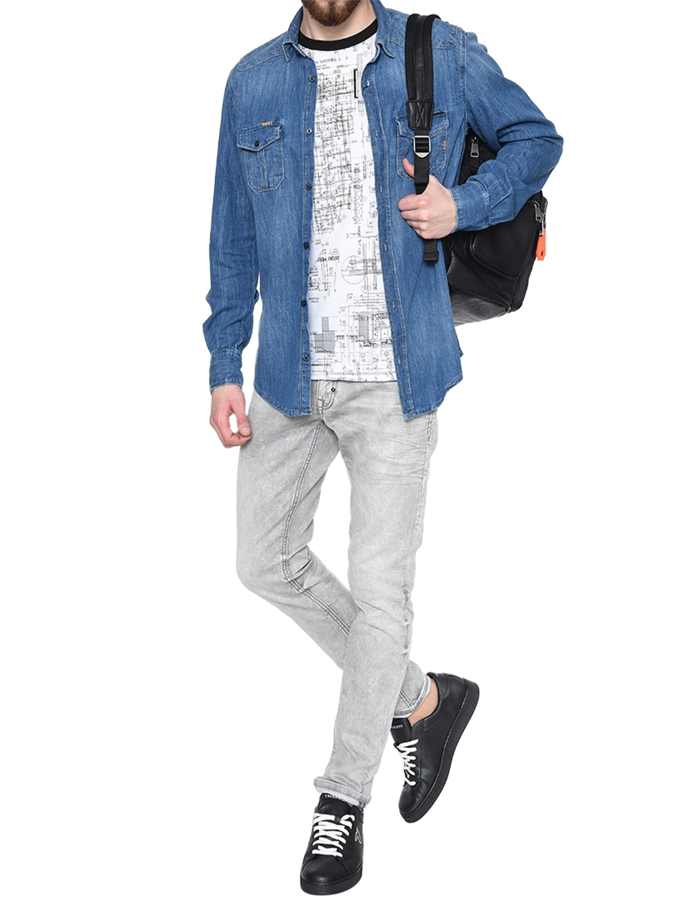 Рубашка повседневная Antony Morato модель SL00147FA700093934 Фото