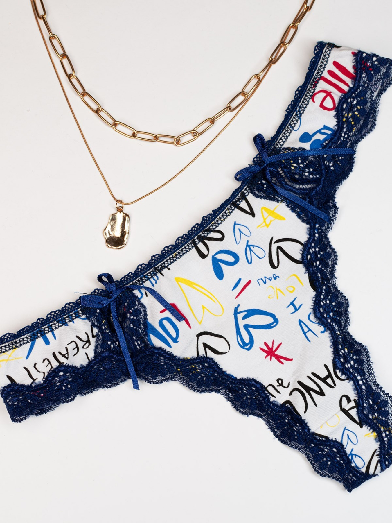 Трусы ISSA Plus модель BL2-760_whiteblue Фото