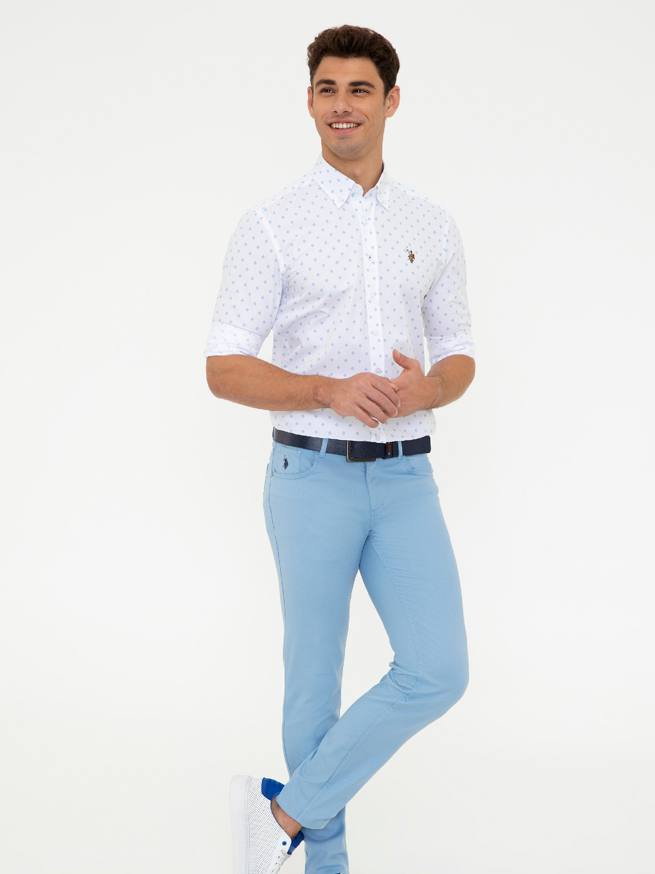 Рубашка US Polo модель G081GL004.000.1233138.VR036 Фото