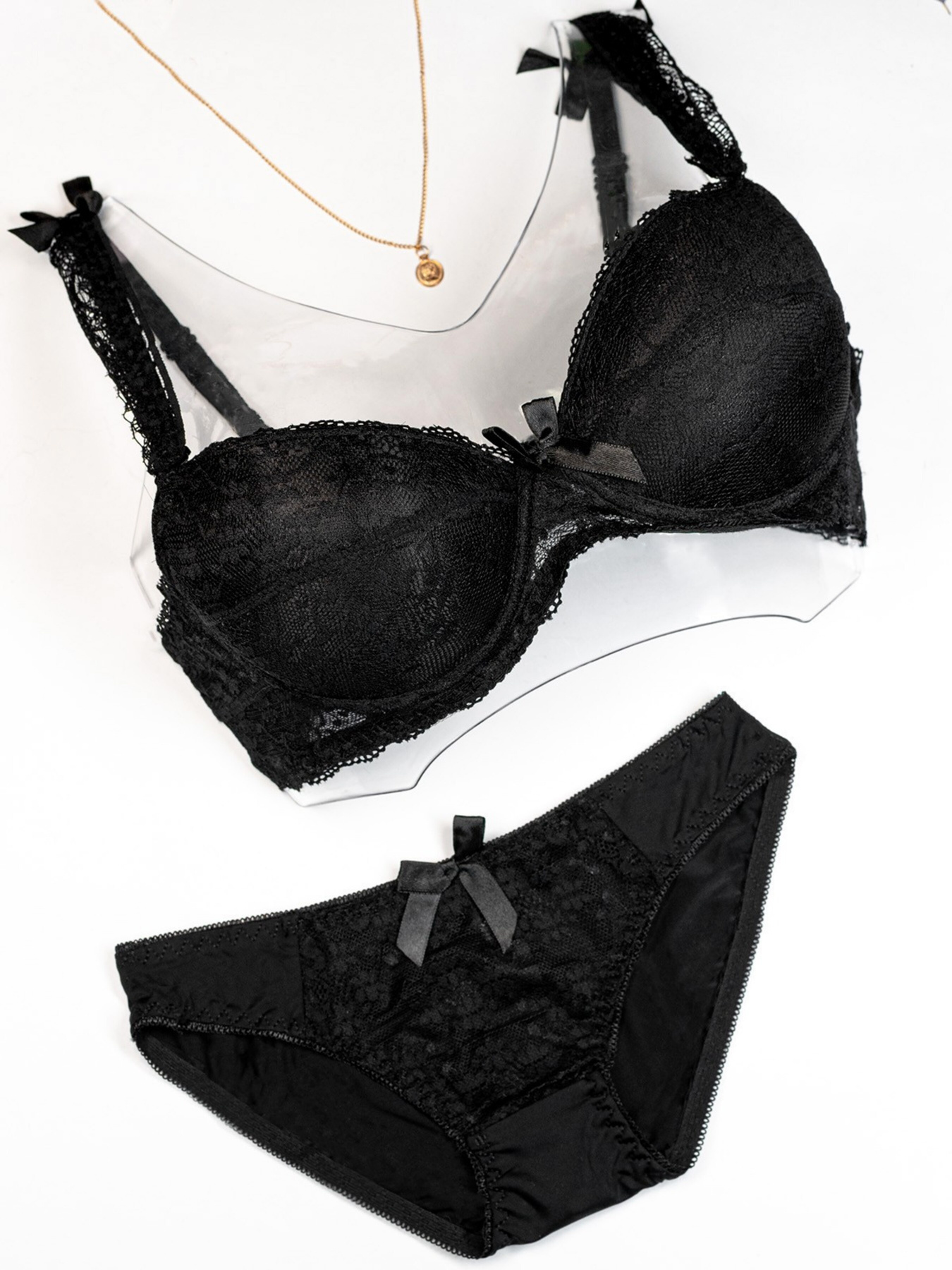 Комплект білизни ISSA Plus модель BL2-419_black Фото