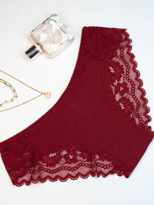 Труси ISSA Plus модель BL2-822_burgundy Фото