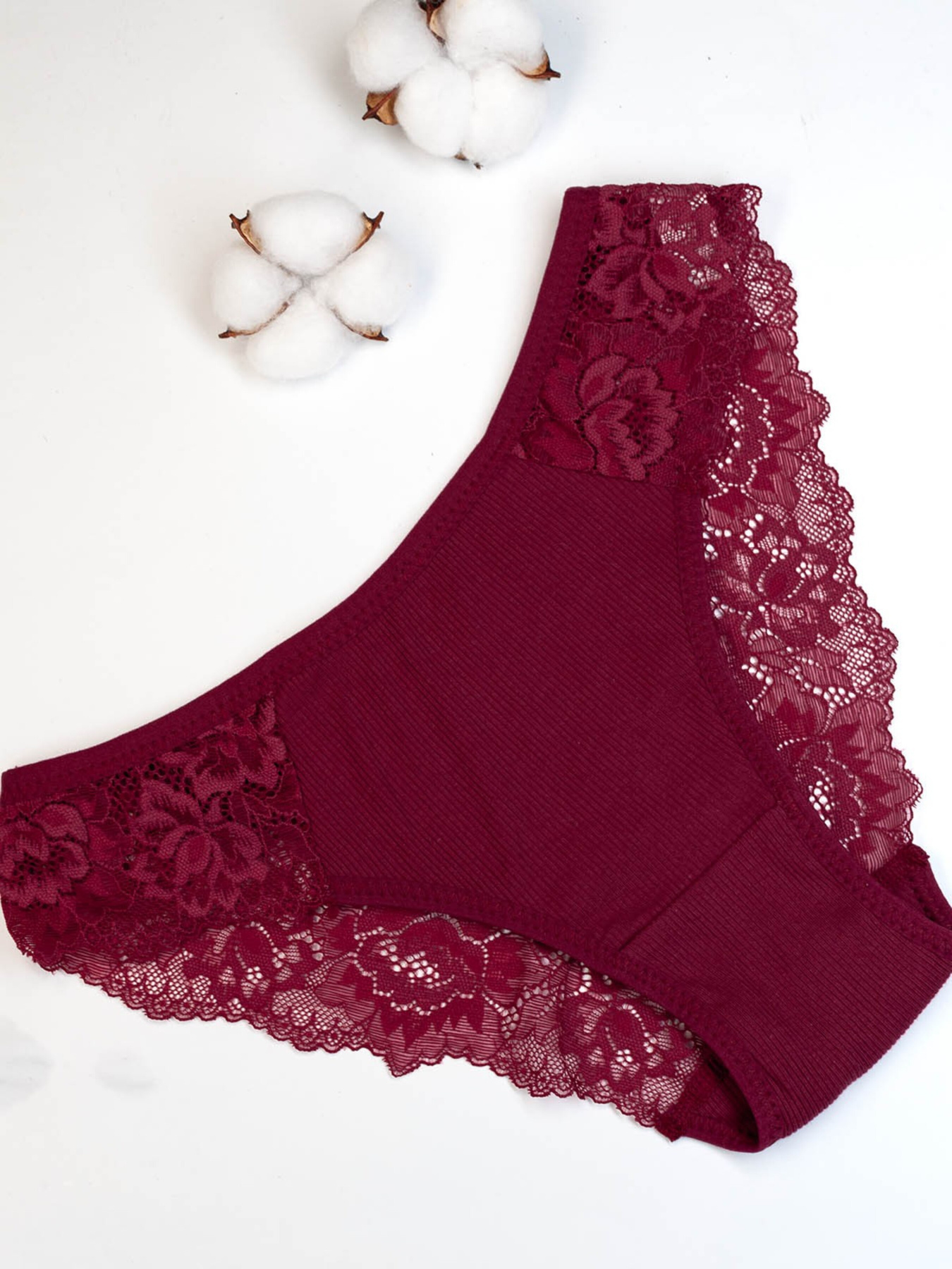 Трусы ISSA Plus модель BL2-823_burgundy Фото