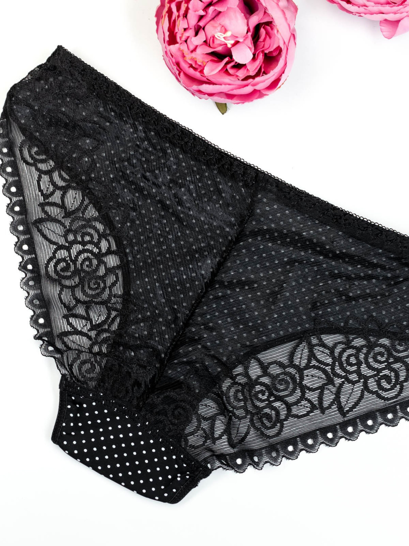 Труси ISSA Plus модель BL2-828_blackwhite Труси ISSA Plus модель BL2-828_blackwhite Фото