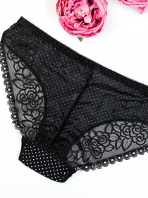 Труси ISSA Plus модель BL2-828_blackwhite Труси ISSA Plus модель BL2-828_blackwhite Фото