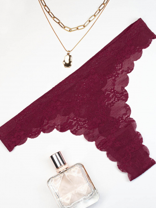 Труси ISSA Plus модель BL2-847_burgundy Фото