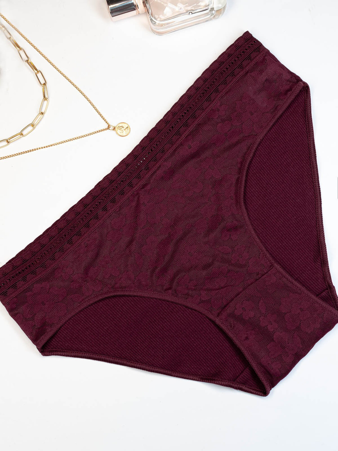 Трусы ISSA Plus модель BL2-854_burgundy Фото