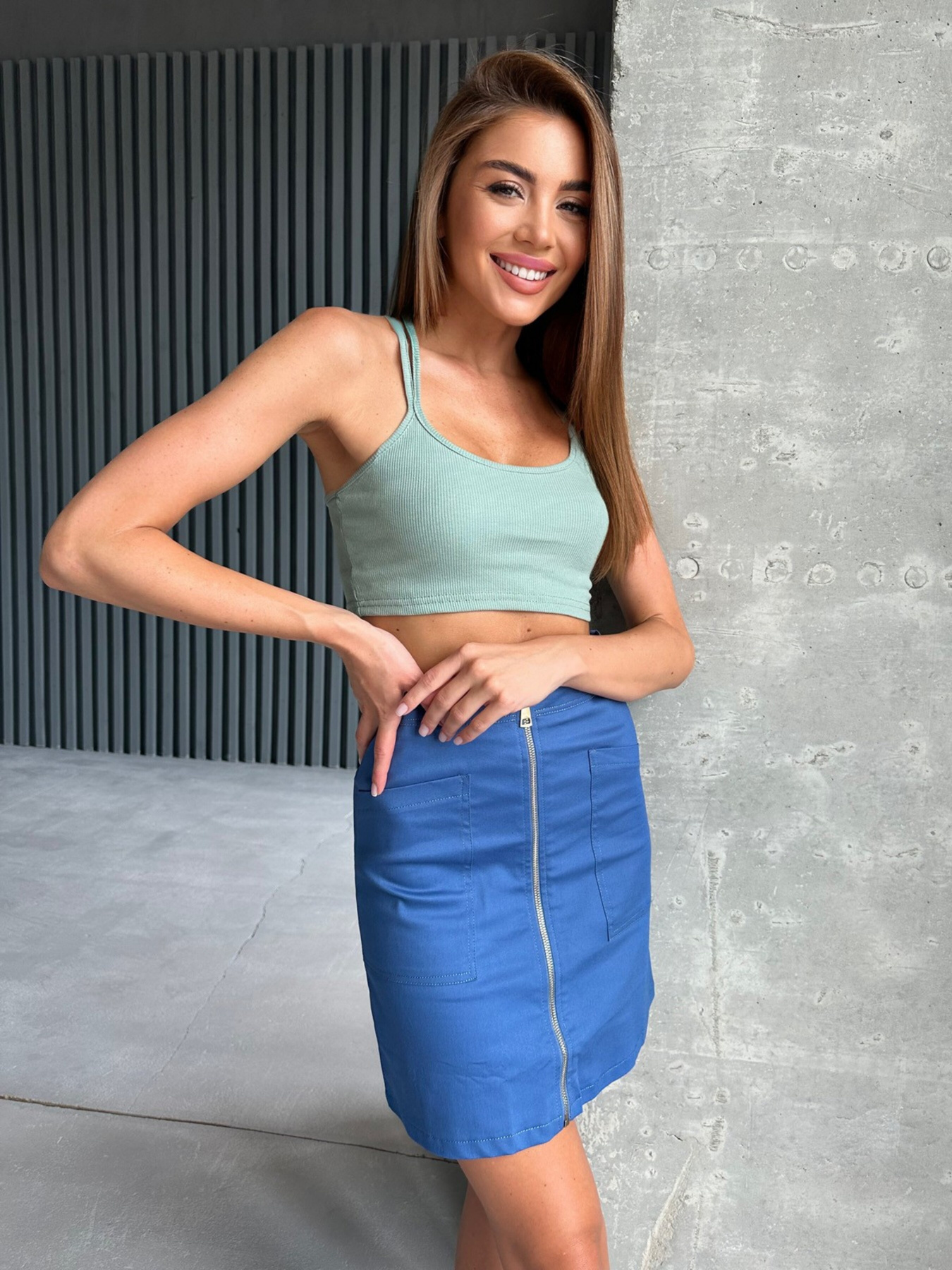 Топ ISSA Plus модель WN20-533_olive Фото