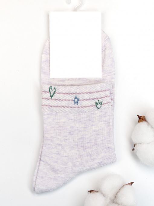 Носки ISSA Plus модель NS-336_lilac Фото