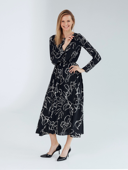 Платье миди Anais Gose Avalanche модель dress.midi.avalanche.black.001 Фото