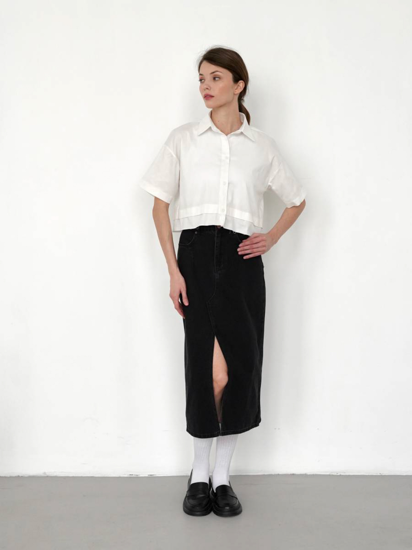 Рубашка повседневная Romashka Солсбері модель 201024004091 Фото