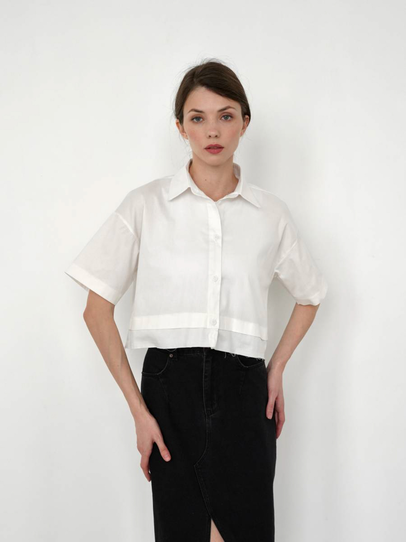 Рубашка повседневная Romashka Солсбері модель 201024004091 Фото