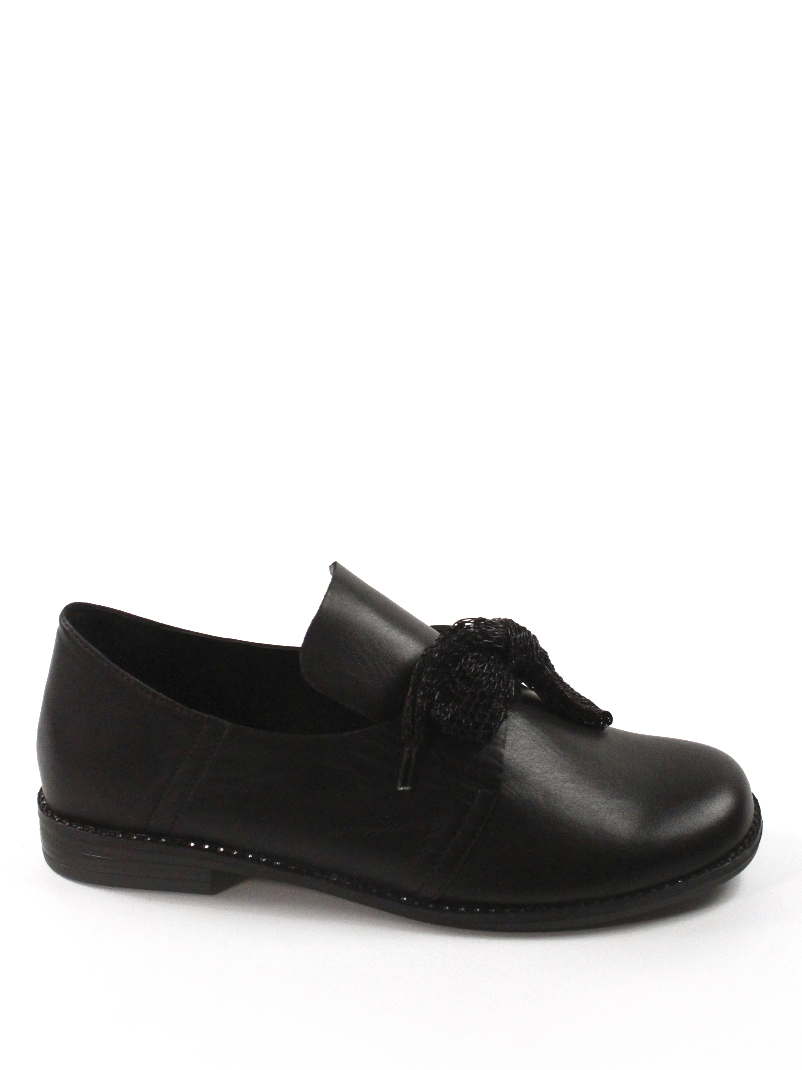 Шкіряні Жіночі Лофери It-girl  (1675-03-black) колір чорний It-girl - купити в Україні