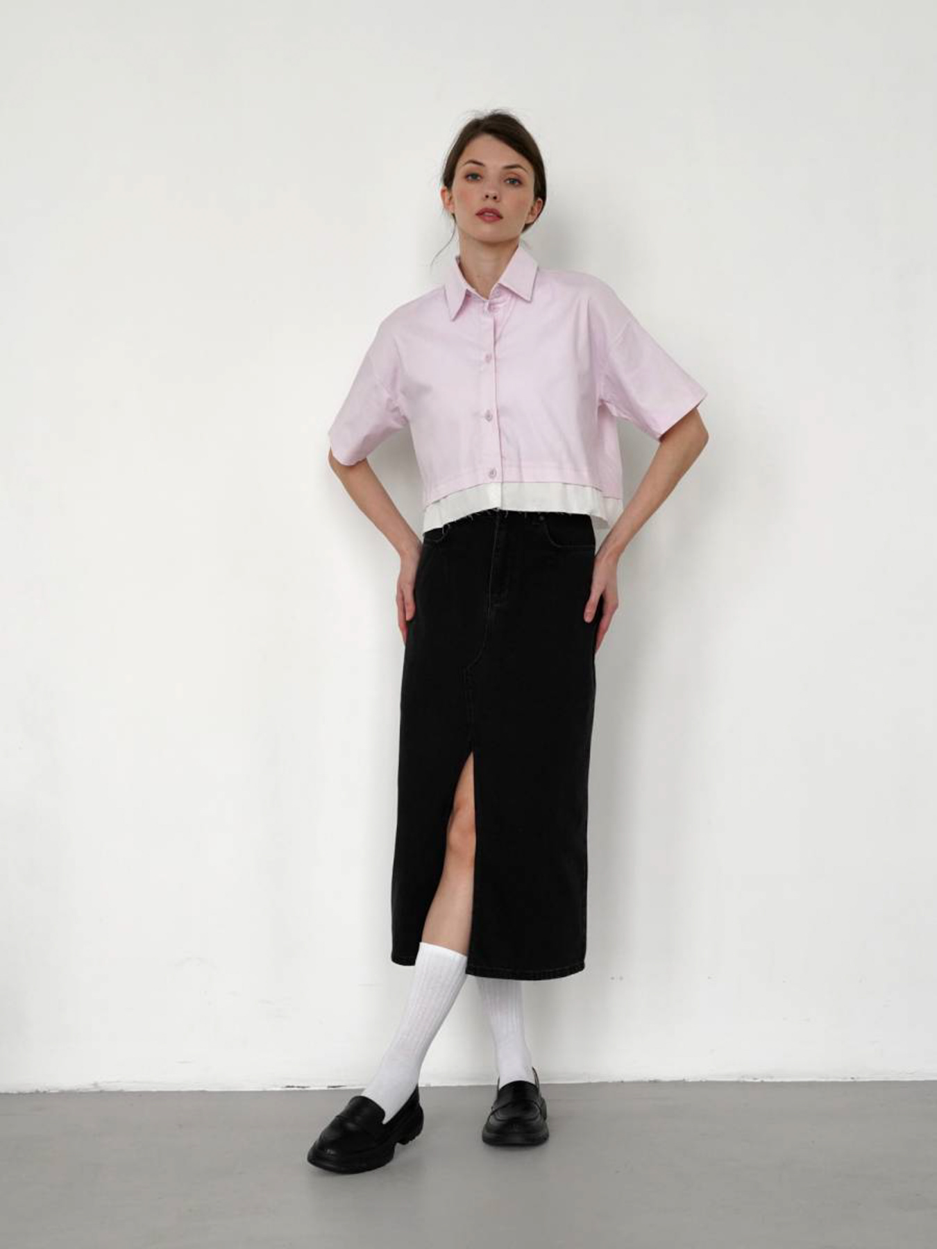 Рубашка повседневная Romashka Солсбері модель 201024004011 Фото