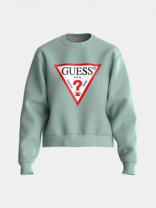 Худи и свитшоты GUESS модель W2YQ16-KBA10-G8DD Фото