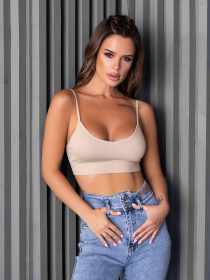 Топ ISSA Plus модель BL2-754_beige Топ ISSA Plus модель BL2-754_beige Фото