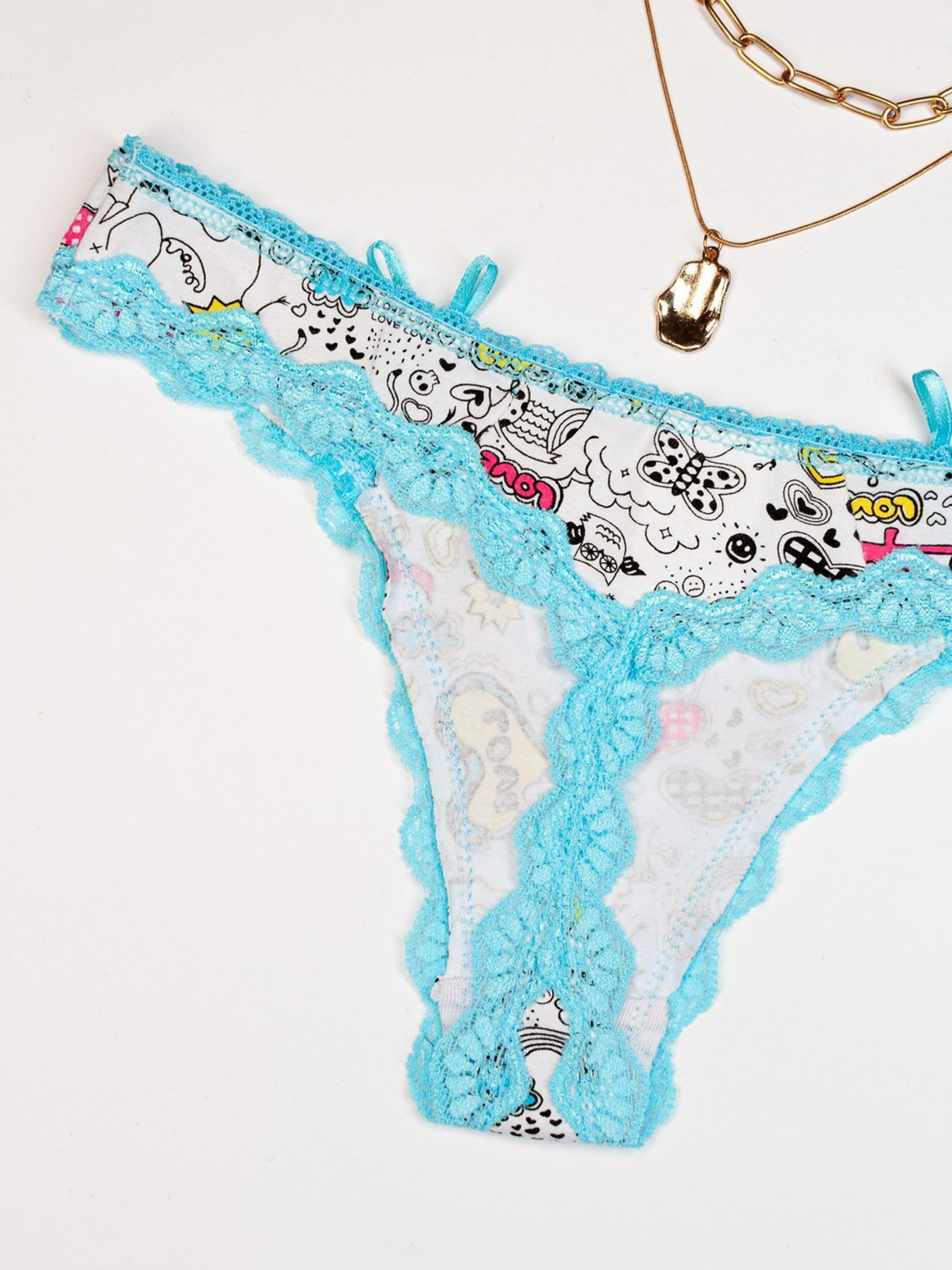 Труси ISSA Plus модель BL2-760_whitelightblue Фото