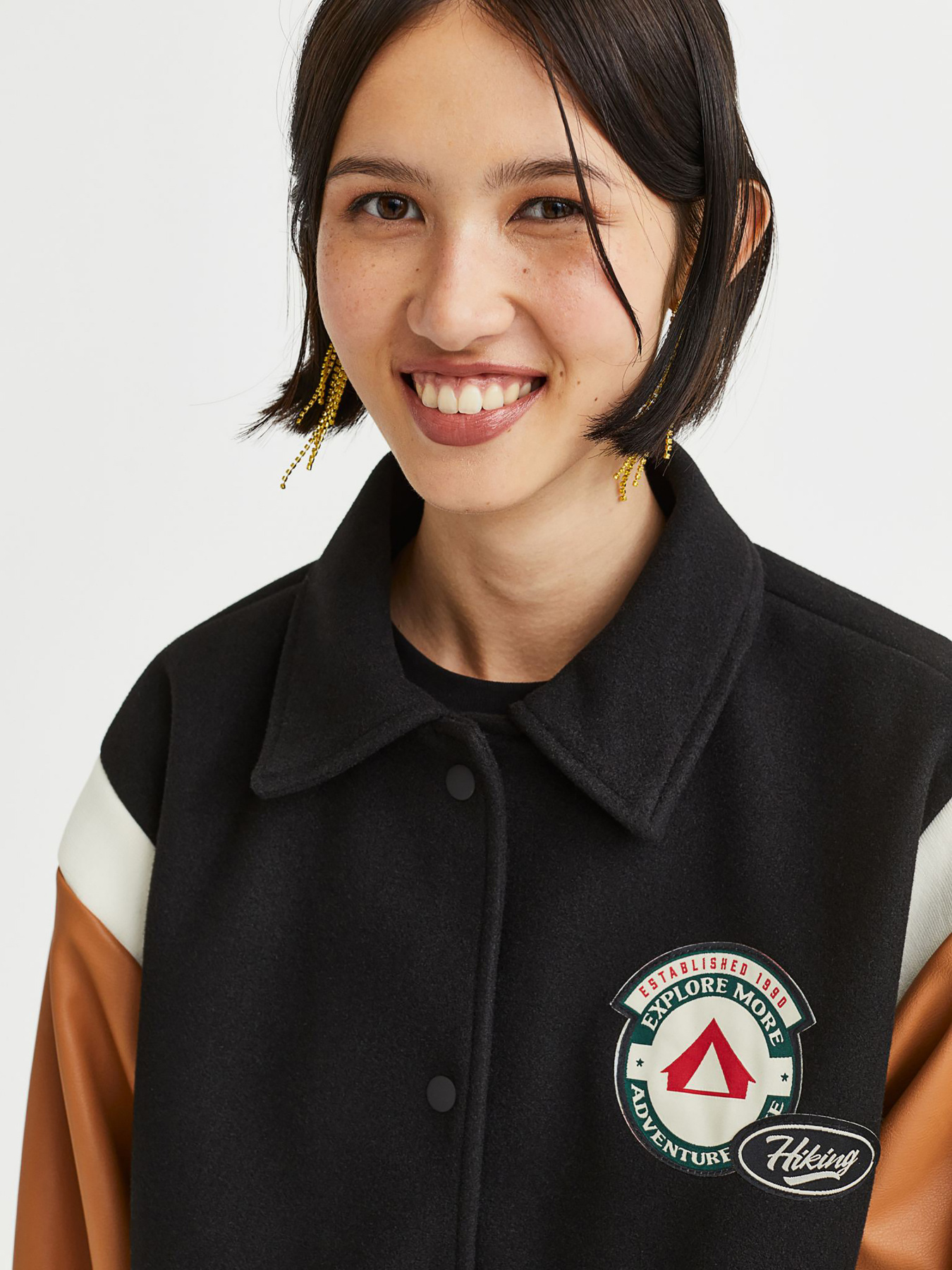 Бомбер H&M модель 68578 Бомбер H&M модель 68578 Фото