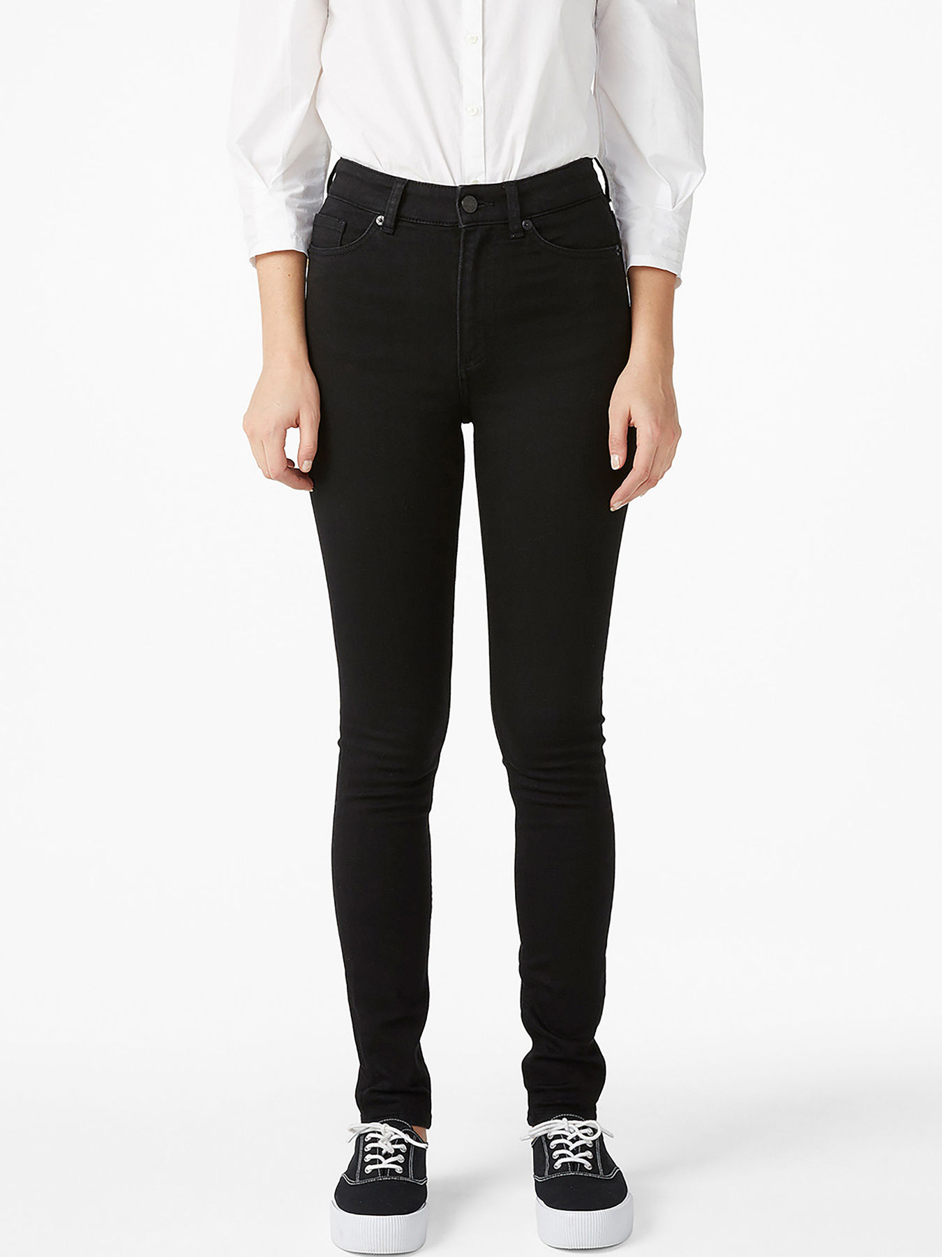 Зауженные джинсы Monki модель 10039454 Зауженные джинсы Monki модель 10039454 Фото