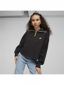 Кофта PUMA Downtown Half-zip Crew модель 621458 Фото
